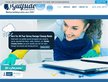 Tablet Screenshot of gulfsidecleaning.com